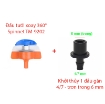 รูปภาพของ Đầu tưới xoay 360° Spinnet TM-9202, Chân 6 mm trong tưới xoay tự động Kèm phụ kiện nối