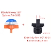 รูปภาพของ Đầu tưới xoay 360° Spinnet TM-9202, Chân 6 mm trong tưới xoay tự động Kèm phụ kiện nối