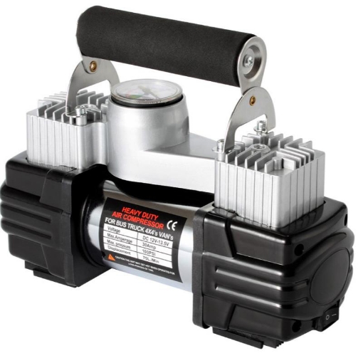 Ảnh của Máy bơm lốp ô tô 12V TBO-350W, Bơm lốp xe hơi, Bơm lốp dự phòng, Air Compressor