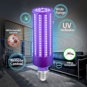 Ảnh của Đèn led sát khuẩn E27.65, Đèn cực tím UV-A diệt khuẩn virut không khí 65W