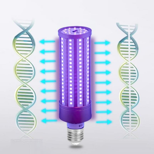 รูปภาพของ Đèn led sát khuẩn E27.65R, Điểu khiển từ xa, Đèn cực tím UV-A diệt khuẩn virut không khí 65W