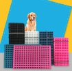 Ảnh của Tấm lót chuồng Pet size M 47*34*1cm, Sàn nhựa lót cho vật nuôi, thú cưng