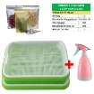 Ảnh của Combo Khay trồng Rau mầm Thủy canh CKM, Kèm Hạt giống, Bình xịt