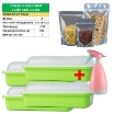 Ảnh của Combo Khay trồng Rau mầm Thủy canh CKM, Kèm Hạt giống, Bình xịt