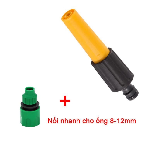 图片 Vòi xịt nước tưới cây VOI-N16, Vòi nhựa thẳng kèm Phụ kiện nối nhanh
