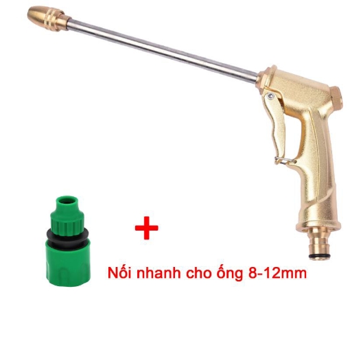 Picture of Vòi xịt nước tưới cây VOI-17, Vòi đồng đa năng kèm Phụ kiện nối nhanh