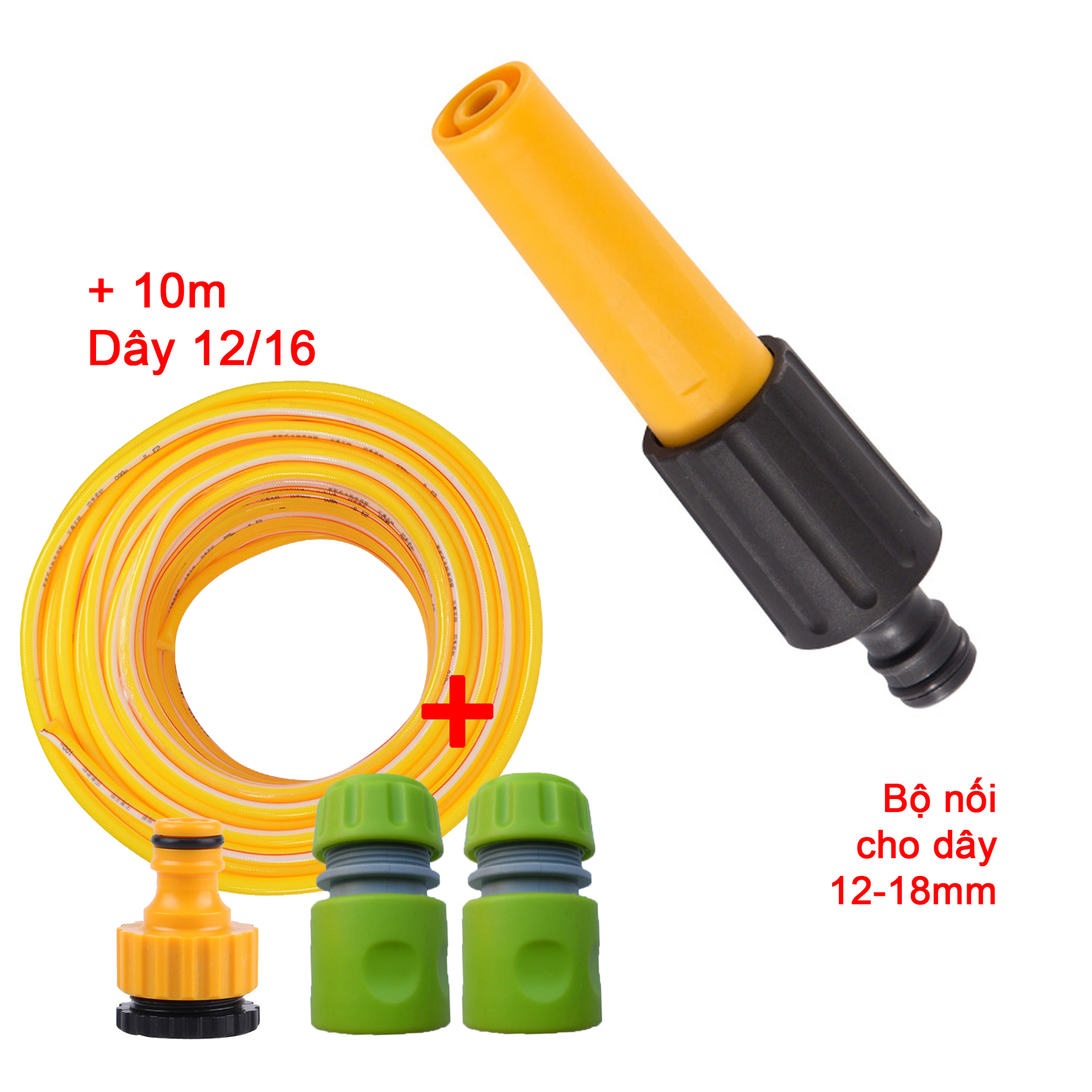 Bộ 4 món 12/18 (Vòi N-16) + 10m dây 12/18 [+48.000đ ]