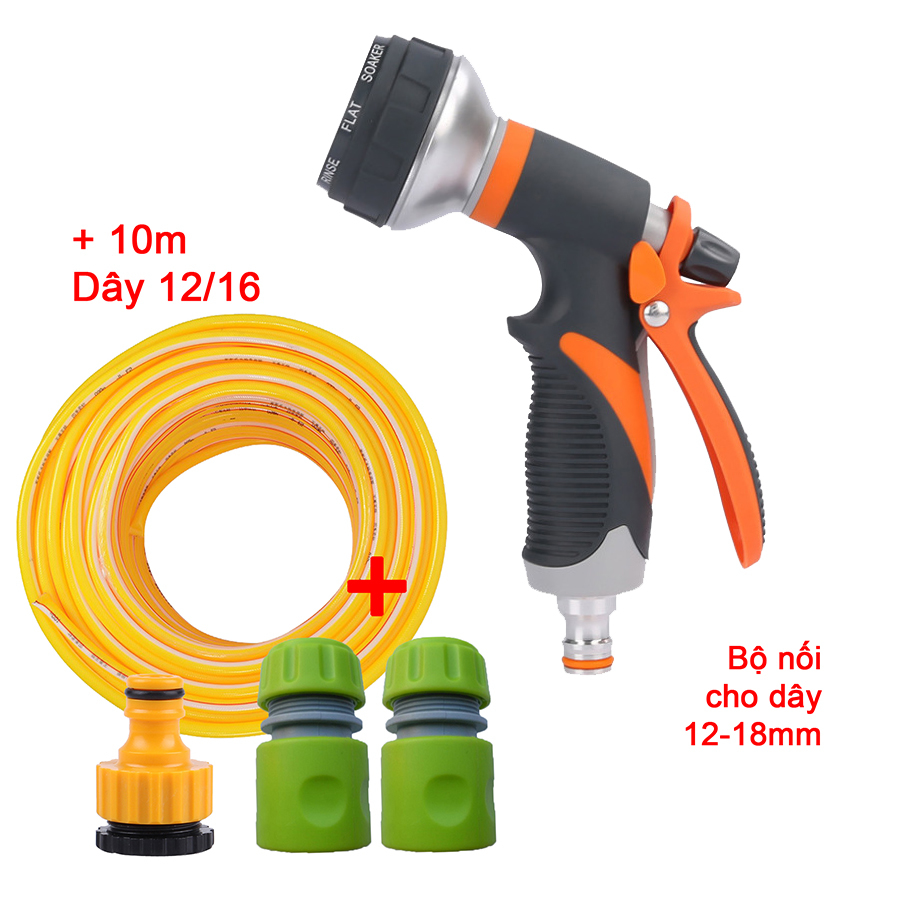 Bộ 4 món 12/18 (Vòi EC8) + 10m dây 12/18 [+48,000đ]