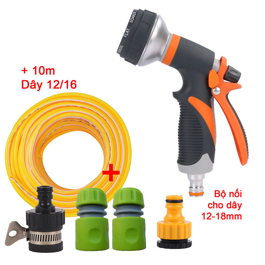 Bộ 5 món 12/18 (Vòi EC8) + 10m dây 12/18 [+59,000đ]