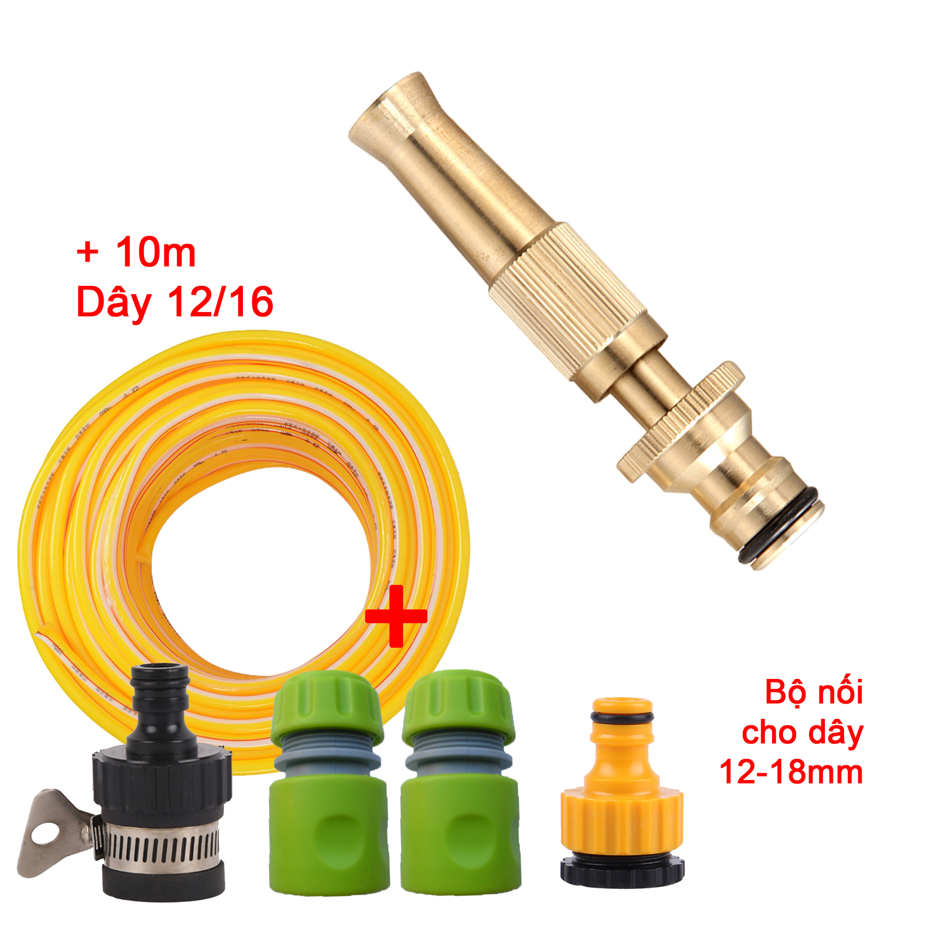 Bộ 5 món 12/18 (Vòi VOI-6) + 10m dây 12/18 [+59.000đ]
