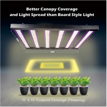 Ảnh của Đèn trồng cây Lượng tử DBL5000, Led grow lights chip Samsung 2000W, Đèn trồng rau trong nhà