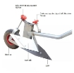 รูปภาพของ Cày tay Người kéo có bánh xe CN-150 cm, Dụng cụ làm tơi xốp đất, Vun đậu ngô, Xới cỏ
