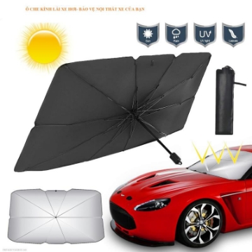 Ảnh của Ô che nắng kính lái ô tô UMT, Ô che taplo xe hơi, Ô che kính chắn gió