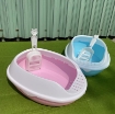 Ảnh của Khay vệ sinh Chó Mèo ECS-PET có ván giậm (Size S), Chậu cát vệ sinh Thú cưng Vật nuôi