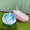 Ảnh của Khay vệ sinh Chó Mèo ECS-PET có ván giậm (Size S), Chậu cát vệ sinh Thú cưng Vật nuôi