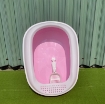 Ảnh của Khay vệ sinh Chó Mèo ECM-PET có ván giậm (Size M), Chậu cát vệ sinh Thú cưng Vật nuôi