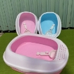 Ảnh của Khay vệ sinh Chó Mèo ECM-PET có ván giậm (Size M), Chậu cát vệ sinh Thú cưng Vật nuôi