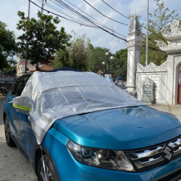 Ảnh của Bạt che nắng kính lái ô tô BKT, Bạt che taplo xe hơi, Bạt che kính chắn gió