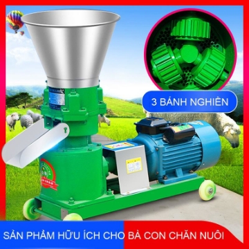 Ảnh của Máy ép cám viên KL-160 cho Gia súc, Gia cầm, Cá, Máy xay nghiền thức ăn đùn viên cám
