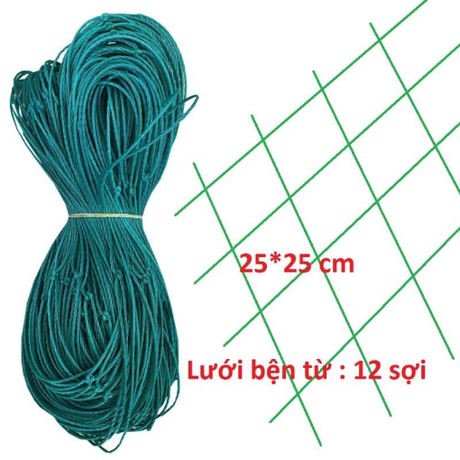 Ảnh của Lưới giàn leo OLN-2525, Lưới căng giàn Mướp đắng, Khổ qua, Chanh leo, Bầu, Bí