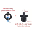 รูปภาพของ Béc tưới xoay phun mưa TM-315, Béc tưới xòe 360° kèm chân đế