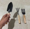 图片 Bộ dụng cụ làm vườn 3 món cán gỗ TXE-3GO0, Bộ Xẻng 3 món, Xẻng làm vườn cán gỗ