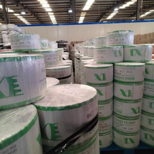 รูปภาพของ Dây tưới nhỏ giọt TX.DRIP.15, Băng tưới nhỏ giọt bù áp, Ống nhỏ giọt 16mm, Độ dày 0.15 mm