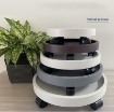 Picture of Giá để chậu hoa bằng nhựa DHB01, Kệ để chậu cây cảnh 4 bánh, Đế chậu cây có bánh xe lăn
