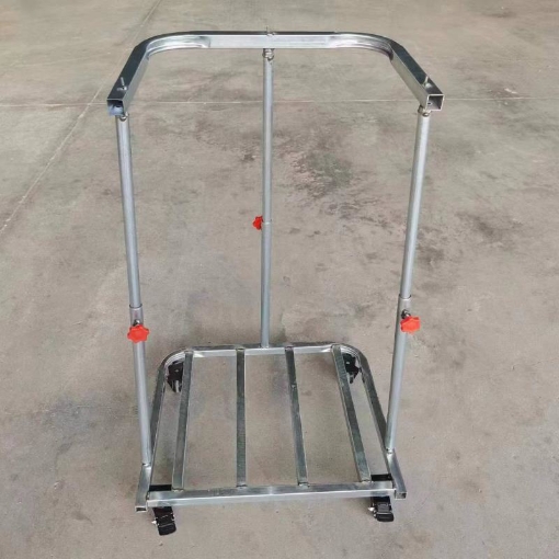 รูปภาพของ Giá đỡ miệng túi GDT-4B, Giá đỡ miệng tải xúc lúa có bánh xe, Xe đẩy đa năng