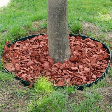 Ảnh của Tấm chắn cỏ LS10.10, Đai nhựa cách ly vật liệu sân vườn, Vách nhựa viền vườn chữ L cao 10cm