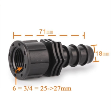 Ảnh của Khởi thủy TKR-5220T Ren trong 27 ra ống Φ20 mm, Khởi thủy cho dây PVC PE HDPE LDPE