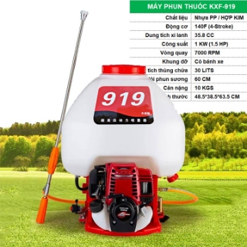 Ảnh của Máy phun thuốc trừ sâu KXF-919, Bình phun sương 30lit, Động cơ xăng 4 kỳ