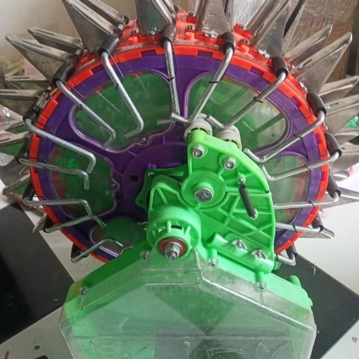 图片 Máy gieo hạt tự động 20RK-LN, Kết hợp bón phân thẳng hàng, 40 răng - 20 răng kép - 7.5cm