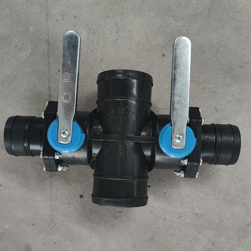 图片 Van khóa chia 4 T4-90.60 Φ90mm, Fitting cho ống PE mềm N140x90