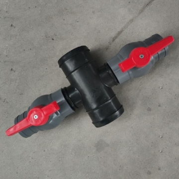 Ảnh của Van khóa chia 4 T4-90.90 Φ90mm, Fitting cho ống PE mềm N140x90