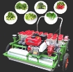Ảnh của Máy gieo hạt ATX-10, Máy gieo hạt Cà chua, Rau cải, Cà rốt, Hạt hoa sử dụng động cơ xăng 170