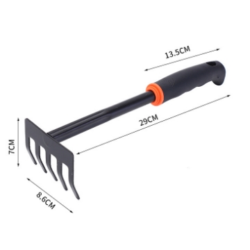 Ảnh của Cào đất làm vườn TXE-14, Dụng cụ làm vườn cán nhựa, Nông cụ cào đất mini