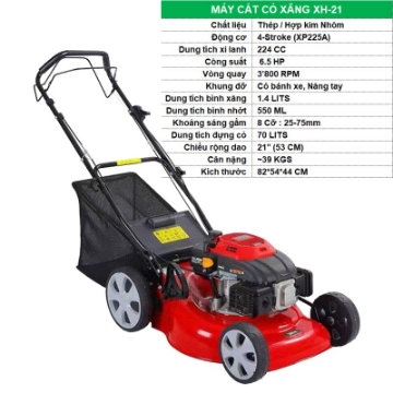 Ảnh của Máy cắt cỏ XH-21, Chạy xăng 4 kỳ, Máy cắt cỏ Sân vận động Sân golf