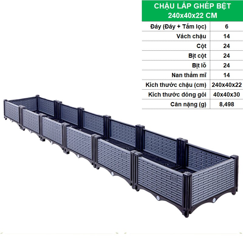 BỆT 240x40x22 CM [+692.000đ ]