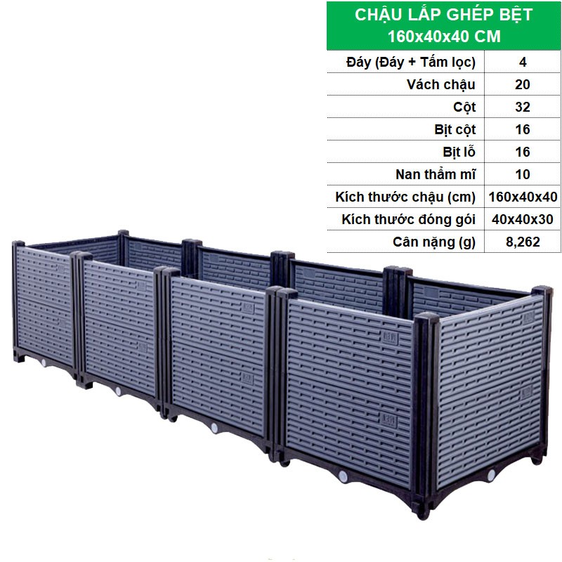 BỆT 160x40x40 CM [+672.000đ ]