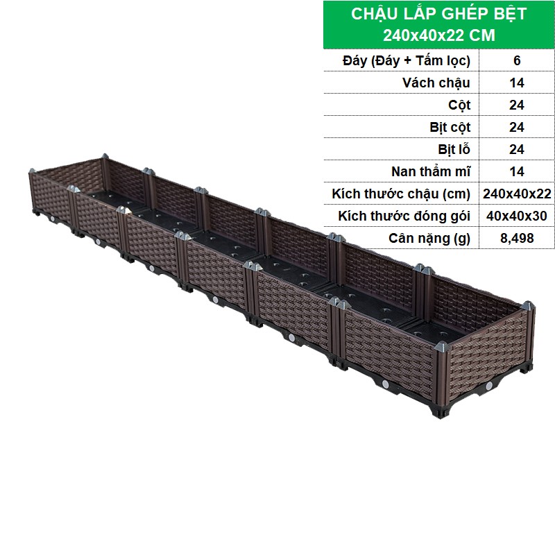 BỆT 240x40x22 CM [+758,000đ]