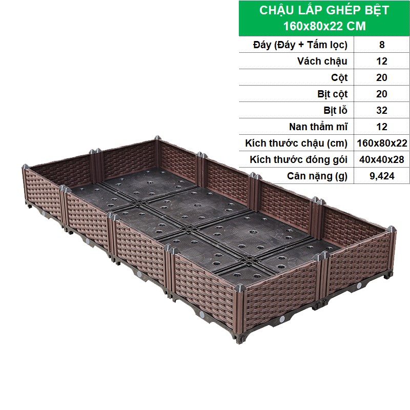 BỆT 160x80x22 CM [+838,000đ]