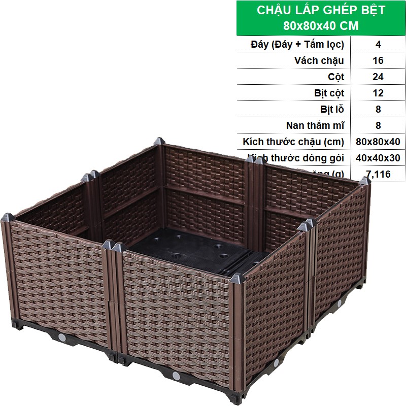 BỆT 80x80x40 CM [+633,000đ]