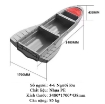 Ảnh của Thuyền nhựa lắp ghép TLG-3M, Thuyền vận tải nuôi tôm cá, Thuyền câu, Thuyền du lịch