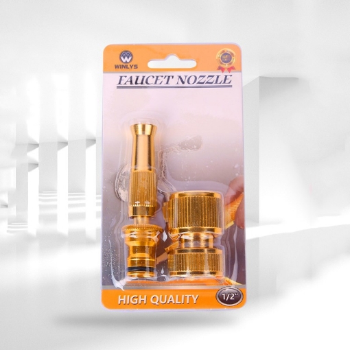 รูปภาพของ Bộ súng phun nước VOI-E2.120 2 món, Vòi xịt nước tưới cây, phun sương, rửa xe