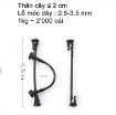 Ảnh của Kẹp nhựa cố định cây trồng KDL-K065, Kẹp treo Cà chua Dưa leo, Kẹp treo trái cây