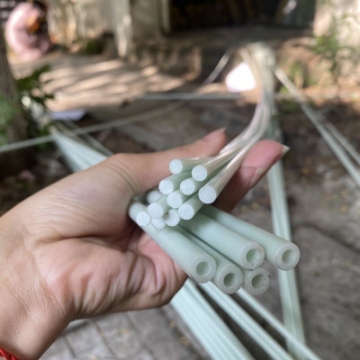 Ảnh của Thanh sợi thủy tinh Đường kính 6mm Dài 2.5m, Nan vòm sợi thủy tinh FRP-6X0