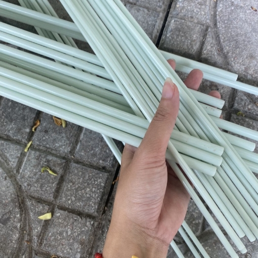 Ảnh của Khung vòm trồng rau FRP-8X4, Nan vòm sợi thủy tinh, Khung màng luống Rau Hoa gieo Mạ