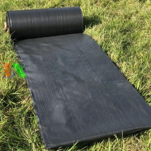 图片 Bạt phủ nông nghiệp 70 Gram rộng 2m dài 100m, Màng trải diệt cỏ, Bạt giữ ẩm cho đất chống cỏ dại